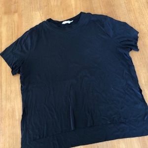 Black plain t shirt